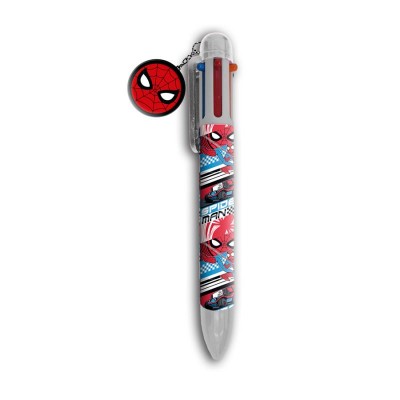 PASO AVENGERS Химикалка 6 цвята с емблема Spiderman, T AV23DD-3656D-3, многоцветна T AV23DD-3656D-3 PASO AVENGERS Химикалка 6 цвята с емблема Spiderman, T AV23DD-3656D-3, многоцветна T AV23DD-3656D-3