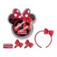 Coriex Детски комплект аксесоари за коса Minnie, T D05397, момиче, червен T D05397 Coriex Детски комплект аксесоари за коса Minnie, T D05397, момиче, червен T D05397