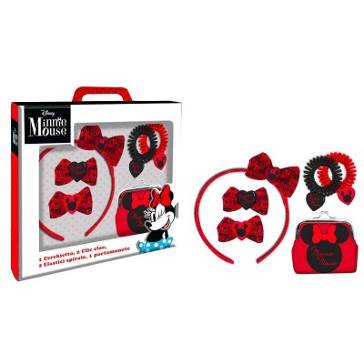 Coriex Детски комплект модни аксесоари Minnie, T D05701, момиче, червено T D05701 Coriex Детски комплект модни аксесоари Minnie, T D05701, момиче, червено T D05701