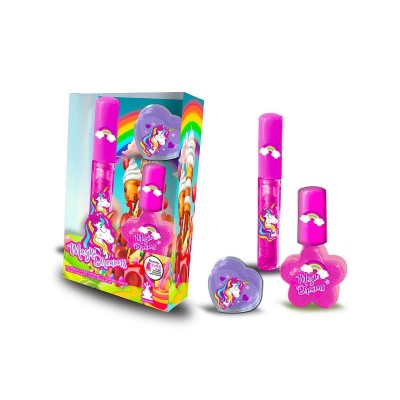 Coriex Детски комплект с лак и 2 гланца Unicorn, T X05694, момиче, многоцветен T X05694 Coriex Детски комплект с лак и 2 гланца Unicorn, T X05694, момиче, многоцветен T X05694