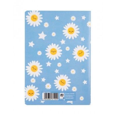Coolpack, Тетрадка А5  мека корица PP 32л. квадратчета Daisy Sun,  L 71929CP, момиче, синя с маргаритки L 71929CP