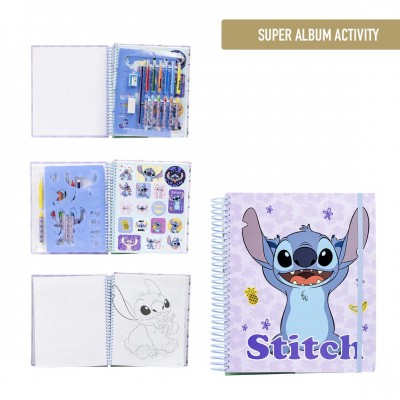 Cerda, Детски креативен албум STITCH, Стич, 2700000854, розовв, многоцветен Cerda, Детски креативен албум STITCH, Стич, 2700000854, розовв, многоцветен
