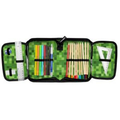 PASO GAME несесер с 1 цип ПЪЛЕН, PP24XL-P001, момче, черно и зелено PP24XL-P001 PASO GAME несесер с 1 цип ПЪЛЕН, PP24XL-P001, момче, черно и зелено PP24XL-P001