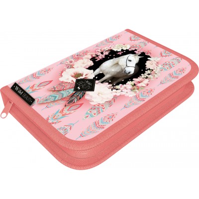 Lizzy Card Ученически Несесер с 1 цип, празен, WILD BEAUTY ROSE, 21886008 за момиче, розов, многоцветен 21886008 Lizzy Card Ученически Несесер с 1 цип, празен, WILD BEAUTY ROSE, 21886008 за момиче, розов, многоцветен 21886008