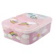 Детска Кутия за сандвичи UNICORN с 3 отделения, 09722, момиче, розова, многоцветна 09722 Детска Кутия за сандвичи UNICORN с 3 отделения, 09722, момиче, розова, многоцветна 09722