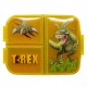 Детска Кутия за сандвичи DINOSAUR с 3 отделения, 26220, момче, зелено и оранжево, многоцветна 26220 Детска Кутия за сандвичи DINOSAUR с 3 отделения, 26220, момче, зелено и оранжево, многоцветна 26220