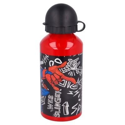 Детска метална Бутилка за вода SPIDERMAN, 51334, 400мл. за момче, червена, многоцветна 51334 Детска метална Бутилка за вода SPIDERMAN, 51334, 400мл. за момче, червена, многоцветна 51334