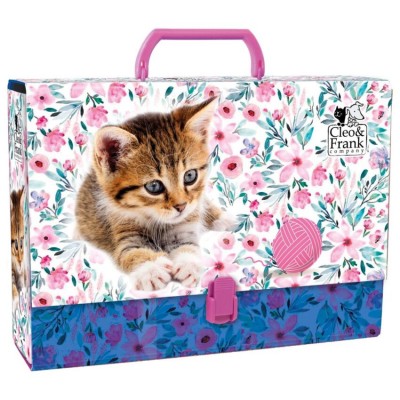 Derform Куфарче с дръжка Cleo & Frank 22 котета, 77809, многоцветно, за момиче 77809 Derform Куфарче с дръжка Cleo & Frank 22 котета, 77809, многоцветно, за момиче 77809