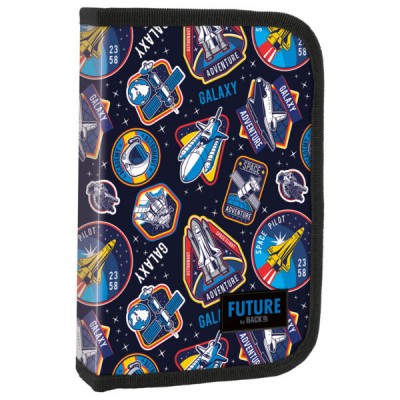 Derform, Несесер с 1 цип SPACE 25, Космос пълен, за момче, 80984, син, многоцветен 80984 Derform, Несесер с 1 цип SPACE 25, Космос пълен, за момче, 80984, син, многоцветен 80984
