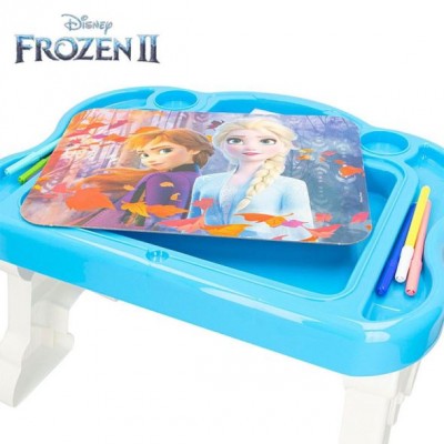 Lisciani Детска маса за рисуване FROZEN 2, с книжки, стикери и флумастери, момиче, R 8008324073719, многоцветна Lisciani Детска маса за рисуване FROZEN 2, с книжки, стикери и флумастери, момиче, R 8008324073719, многоцветна