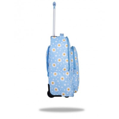 Ученическа раница на колела Coolpack - ALAN - Daisy Sun, F 124834, синя с маргаритки L F124834 Ученическа раница на колела Coolpack - ALAN - Daisy Sun, F 124834, синя с маргаритки L F124834