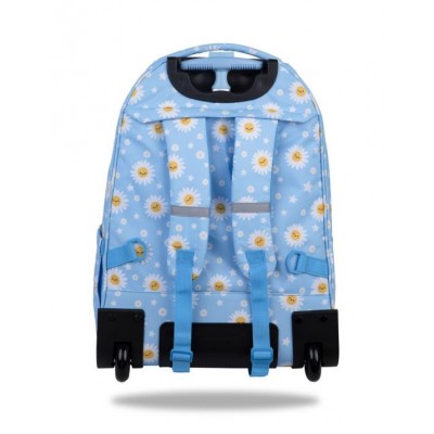 Ученическа раница на колела Coolpack - ALAN - Daisy Sun, F 124834, синя с маргаритки L F124834 Ученическа раница на колела Coolpack - ALAN - Daisy Sun, F 124834, синя с маргаритки L F124834