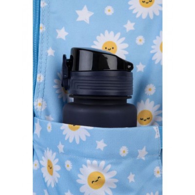 Ученическа раница на колела Coolpack - ALAN - Daisy Sun, F 124834, синя с маргаритки L F124834 Ученическа раница на колела Coolpack - ALAN - Daisy Sun, F 124834, синя с маргаритки L F124834