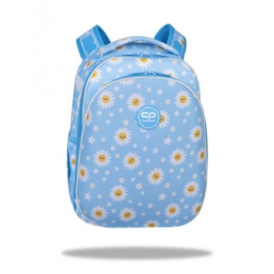 Coolpack Ученическа раница, Coolpack - Turtle - Daisy Sun, L F015834, синя с маргаритки L F015834 Coolpack Ученическа раница, Coolpack - Turtle - Daisy Sun, L F015834, синя с маргаритки L F015834