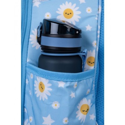 Coolpack Ученическа раница, Coolpack - Turtle - Daisy Sun, L F015834, синя с маргаритки L F015834 Coolpack Ученическа раница, Coolpack - Turtle - Daisy Sun, L F015834, синя с маргаритки L F015834