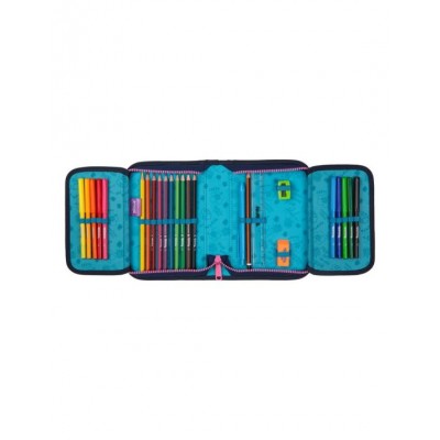 Ученически несесер Coolpack - Clipper - Stitch, L F076780, момиче, многоцветен Ученически несесер Coolpack - Clipper - Stitch, L F076780, момиче, многоцветен