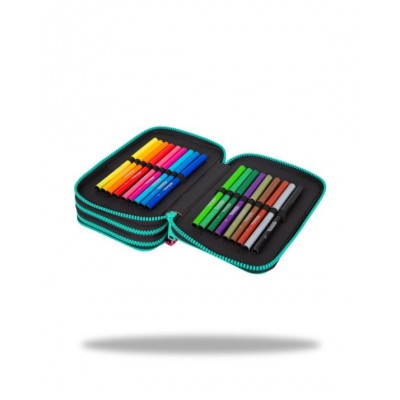 Colorino Ученически несесер с пособия Colorino - Jumper 3 - Wildkid , L F067653, момиче, многоцветен L F067653