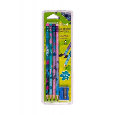 Colorino Моливи HB 4 бр. блистер Stitch, L 74722PTR, многоцветни L 74722PTR Colorino Моливи HB 4 бр. блистер Stitch, L 74722PTR, многоцветни L 74722PTR