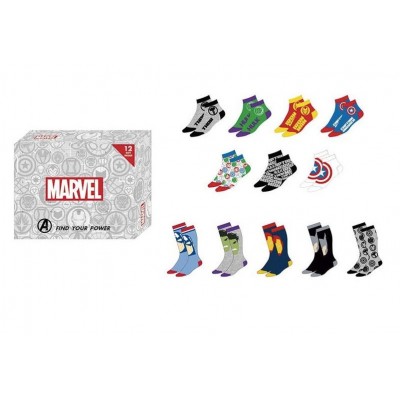 Avengers Коледен advent календар с чорапи размер 41/46, L 8445484336757, многоцветни L 8445484336757 Avengers Коледен advent календар с чорапи размер 41/46, L 8445484336757, многоцветни L 8445484336757