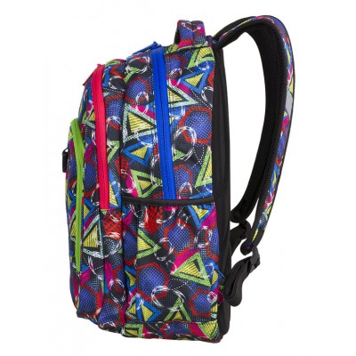 CoolPack Ученическа раница Strike Geometric Shapes, L 85229, за момиче и момче, многоцветна L 85229 CoolPack Ученическа раница Strike Geometric Shapes, L 85229, за момиче и момче, многоцветна L 85229