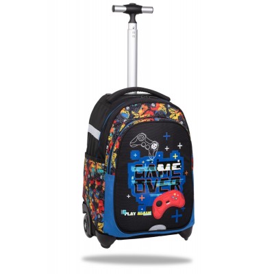 Colorino Ученическа раница на колела Coolpack - Jack - Game over , L F107657, момче, многоцветна L F107657 Colorino Ученическа раница на колела Coolpack - Jack - Game over , L F107657, момче, многоцветна L F107657