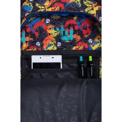 Colorino Ученическа раница на колела Coolpack - Jack - Game over , L F107657, момче, многоцветна L F107657 Colorino Ученическа раница на колела Coolpack - Jack - Game over , L F107657, момче, многоцветна L F107657