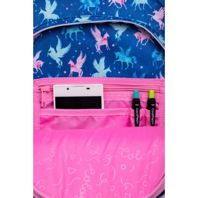 Colorino Ученическа раница на колела Coolpack - Jack - Unicorn, L F107659, момиче, синя, многоцветна L F107659 Colorino Ученическа раница на колела Coolpack - Jack - Unicorn, L F107659, момиче, синя, многоцветна L F107659