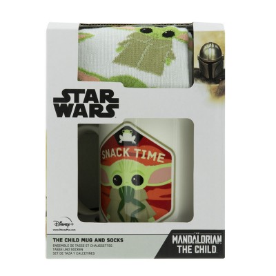 Paladone Подаръчн комплект Mandalorian The Child комплект чаша и чорапи, L PP7333MAN, универсален, зелео и бяло L PP7333MAN Paladone Подаръчн комплект Mandalorian The Child комплект чаша и чорапи, L PP7333MAN, универсален, зелео и бяло L PP7333MAN