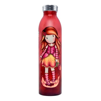 SANTORO GORJUSS Термо бутилка за вода Santoro Gorjuss Fire In My Heart, U 1103GJ11, момиче, червена SANTORO GORJUSS Термо бутилка за вода Santoro Gorjuss Fire In My Heart, U 1103GJ11, момиче, червена