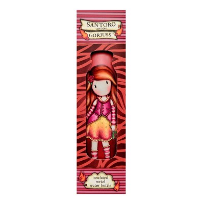 SANTORO GORJUSS Термо бутилка за вода Santoro Gorjuss Fire In My Heart, U 1103GJ11, момиче, червена SANTORO GORJUSS Термо бутилка за вода Santoro Gorjuss Fire In My Heart, U 1103GJ11, момиче, червена
