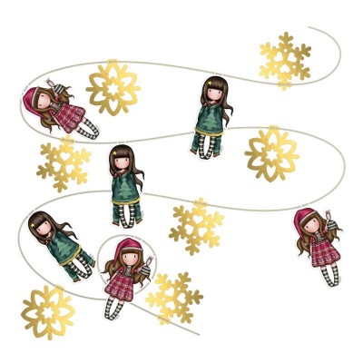 SANTORO GORJUSS Коледен гирлянд Santoro Gorjuss Merry and Bright, U 1222GJ01, многоцветен U 1222GJ01