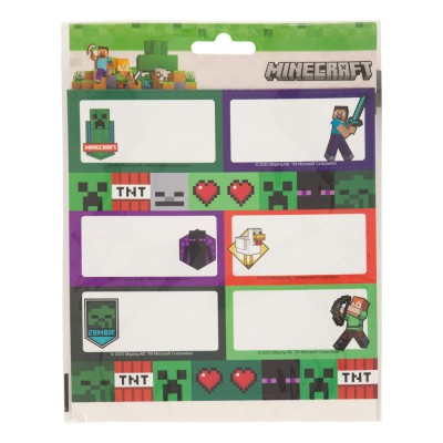 MINECRAFT Ученически етикети Minecraft Diamond - 18 бр., U 237953508, момче U 237953508 MINECRAFT Ученически етикети Minecraft Diamond - 18 бр., U 237953508, момче U 237953508