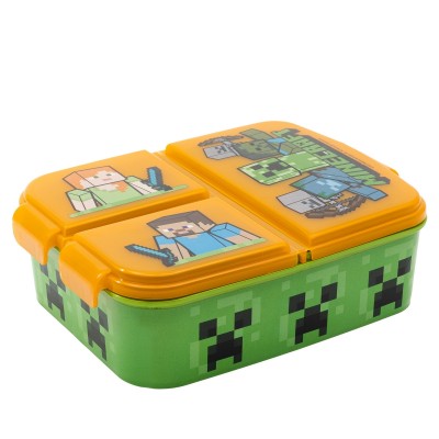 Детска Кутия за сандвичи Minecraft с 3 отделения, 40420, момче, оранжева, многоцветна 40420 Детска Кутия за сандвичи Minecraft с 3 отделения, 40420, момче, оранжева, многоцветна 40420