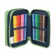 MINECRAFT Ученически несесер Minecraft Creeper Anatomy Neon със съдържание, U 70567, момче, син U 70567 MINECRAFT Ученически несесер Minecraft Creeper Anatomy Neon със съдържание, U 70567, момче, син U 70567