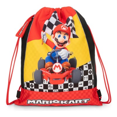 SUPER MARIO Ученическа спортна торба Super Mario Mariokart Red, U 71881 U 71881 SUPER MARIO Ученическа спортна торба Super Mario Mariokart Red, U 71881 U 71881