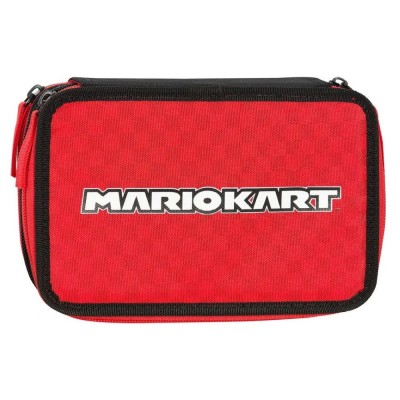 SUPER MARIO Ученически несесер Super Mario Mariokart Red със съдържание и 3 отделения, U 71882 U 71882 SUPER MARIO Ученически несесер Super Mario Mariokart Red със съдържание и 3 отделения, U 71882 U 71882