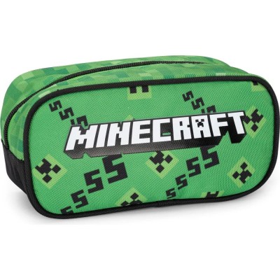 MINECRAFT Ученически квадратен несесер Minecraft Pixel, U 72517, момче, зелен U 72517 MINECRAFT Ученически квадратен несесер Minecraft Pixel, U 72517, момче, зелен U 72517