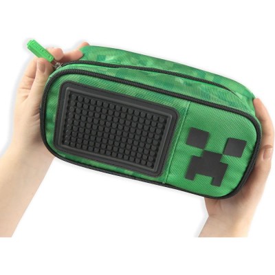 MINECRAFT Ученически квадратен несесер Minecraft Pixel, U 72517, момче, зелен U 72517 MINECRAFT Ученически квадратен несесер Minecraft Pixel, U 72517, момче, зелен U 72517