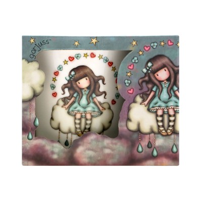 SANTORO GORJUSS Малка чаша в подаръчна кутия Santoro Gorjuss April Showers, U 932GJ05, бяло и зелено U 932GJ05 SANTORO GORJUSS Малка чаша в подаръчна кутия Santoro Gorjuss April Showers, U 932GJ05, бяло и зелено U 932GJ05