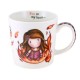 SANTORO GORJUSS Порцеланова чаша Santoro Gorjuss Fire In My Heart, U 933GJ16,  момиче, бяла, многоцветна