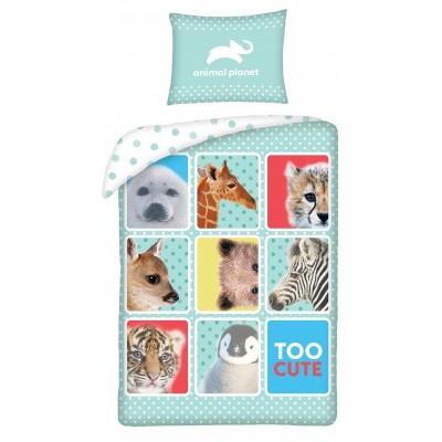 ANIMAL PLANET Детски спален комплект Animal Planet, U AP-6324BL, многоцветен, за момиче и момче U AP-6324BL ANIMAL PLANET Детски спален комплект Animal Planet, U AP-6324BL, многоцветен, за момиче и момче U AP-6324BL