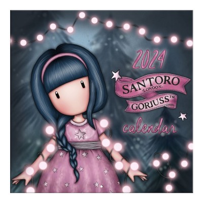 SANTORO GORJUSS Стенен календар за 2024 г Santoro Gorjuss Fairy Dusk, U CAWA155, момиче, многоцветен U CAWA155