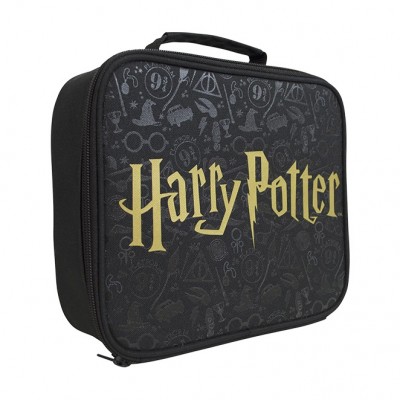 HARRY POTTER Термо чанта за обяд Harry Potter Gold Logo, U HP91449ASD, момче, черна U HP91449ASD