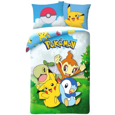 POKEMON GO Детски спален комплект Pokemon POK-679BL, U POK-679BL, син, многоцветен U POK-679BL POKEMON GO Детски спален комплект Pokemon POK-679BL, U POK-679BL, син, многоцветен U POK-679BL