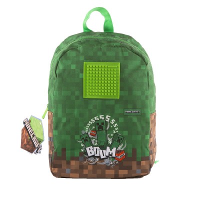 PIXIE CREW Раница за детска градина и предучилищна MINECRAFT Pixie Crew, U PXB-18-35, зелена U PXB-18-35 PIXIE CREW Раница за детска градина и предучилищна MINECRAFT Pixie Crew, U PXB-18-35, зелена U PXB-18-35