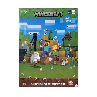 MINECRAFT Minecraft подаръчен сет, Адвент календар - 24 части, U PXS-01-35, момче, многоцветен U PXS-01-35