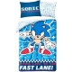 SONIC Детски спален комплект Sonic Fast Lane!, U SHH-168BL, син, многоцветен U SHH-168BL SONIC Детски спален комплект Sonic Fast Lane!, U SHH-168BL, син, многоцветен U SHH-168BL