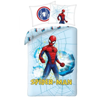 SPIDERMAN Детски спален комплект Spiderman 01BL, U SPM-01BL, момче, двулицев плик, многоцветен U SPM-01BL