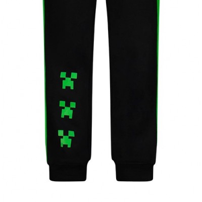 MINECRAFT Спортен панталон Minecraft Black&Green, U TW-MNCT-0016_116, момче, черно U TW-MNCT-0016_116 MINECRAFT Спортен панталон Minecraft Black&Green, U TW-MNCT-0016_116, момче, черно U TW-MNCT-0016_116
