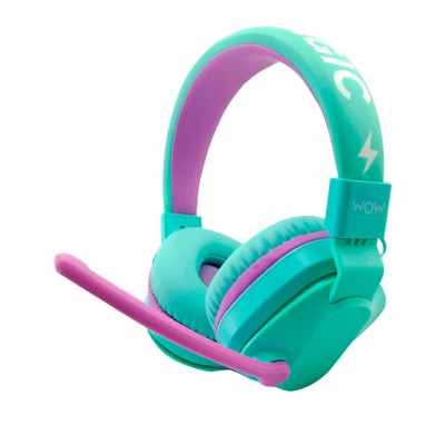 WOW GENERATION Слушалки WOW Generation, с микрофон, U WOW00026, момиче, зелени U WOW00026